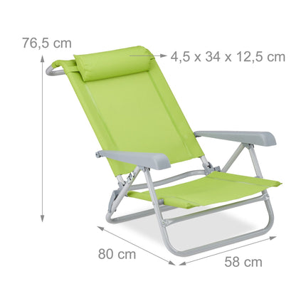 Brass chair with neck pillow
