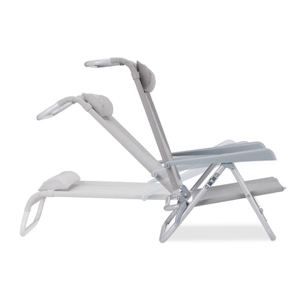 Brass chair with neck pillow
