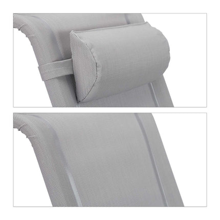 Brass chair with neck pillow