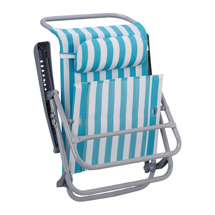 Brass chair with neck pillow - foldable
