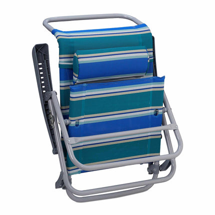 Brass chair with neck pillow - foldable