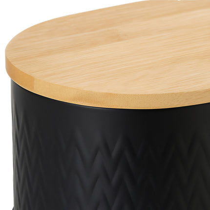 Bread Box with Bamboo Cutting Board Lid
