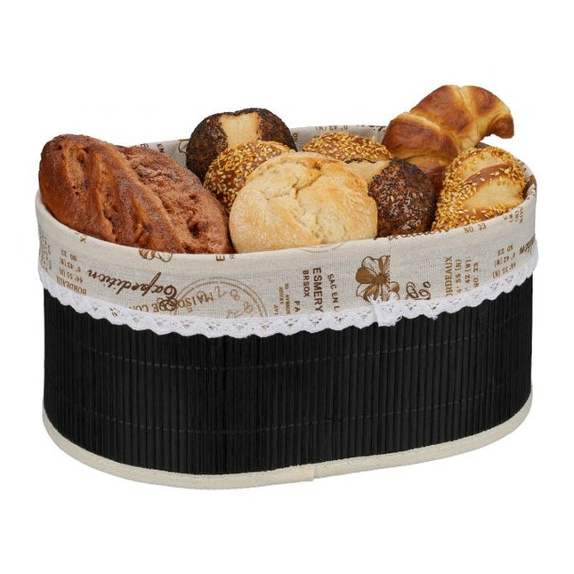 Bread basket Paris in black