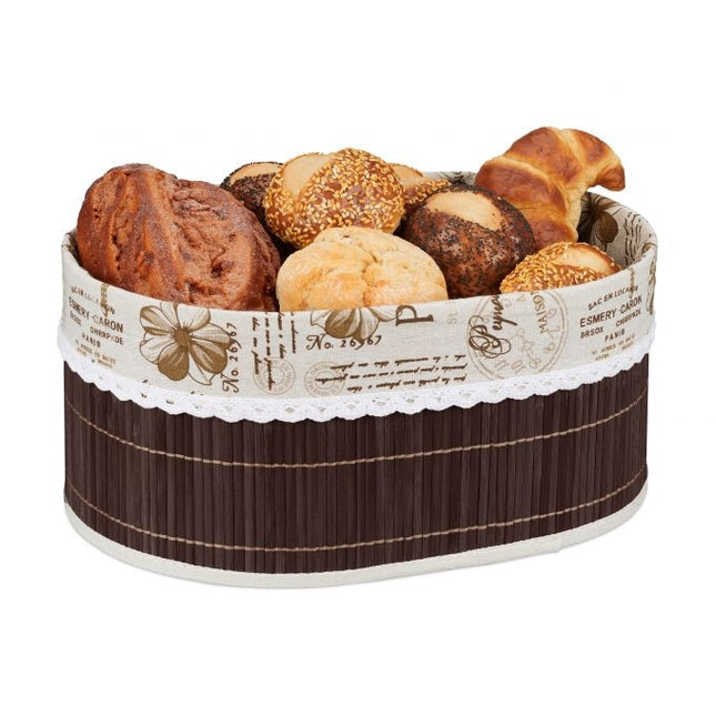 Bread basket Paris in brown