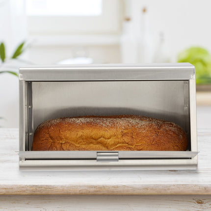 Bread basket in stainless steel