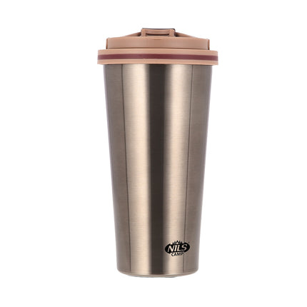 Brown Thermal Cup – Insulated, Reusable, 18 oz