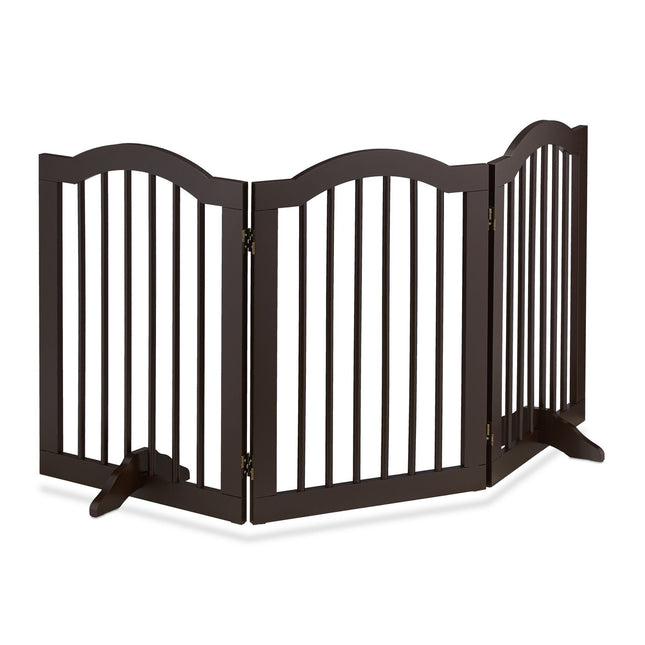 Brown security gate 70 cm