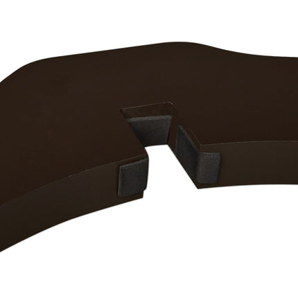 Brown security gate with door 70 cm