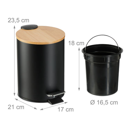 Bucket for cosmetics 3 liters