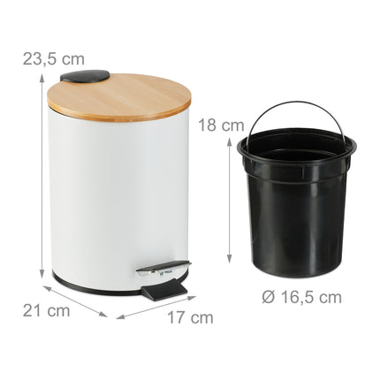 Bucket for cosmetics 3 liters