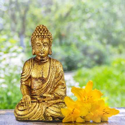Buddha figure garden