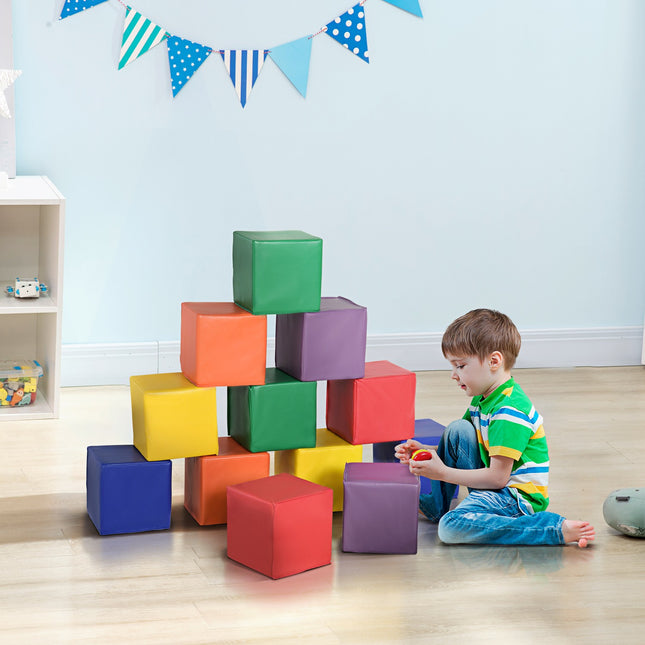 Building blocks in foam, soft and safe for toddlers 1-3 years