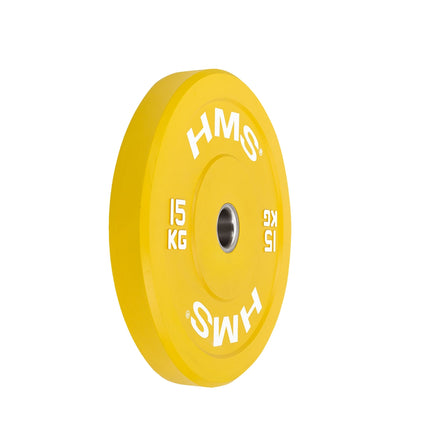 Bumper Olympic Plate, 15 KG, Yellow