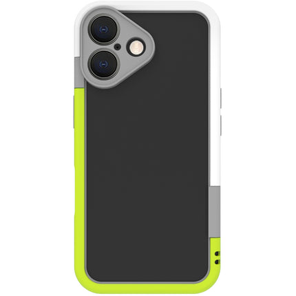 Bumper iPhone 16 White/Lime Green