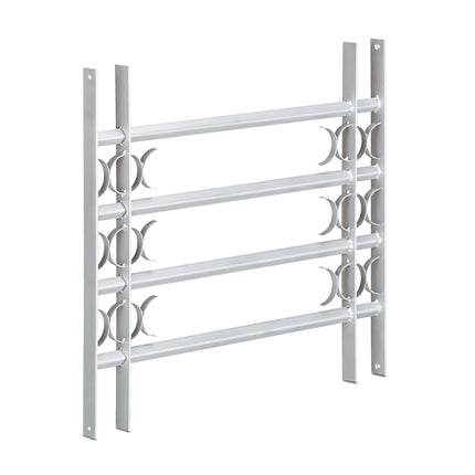 Burglary protection with extendable window grill
