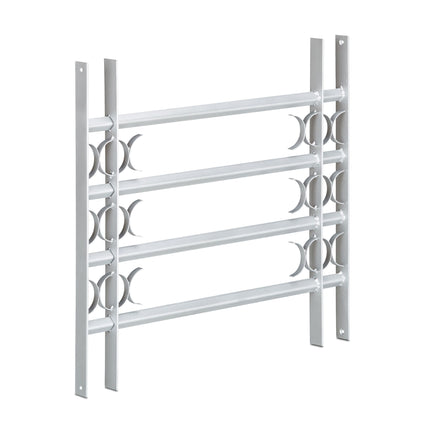 Burglary protection with extendable window grill
