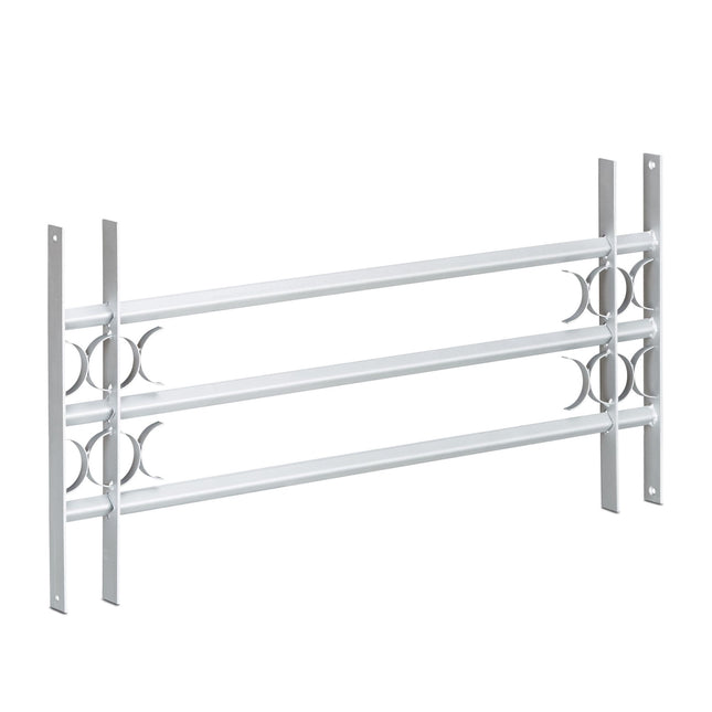 Burglary protection with extendable window grill