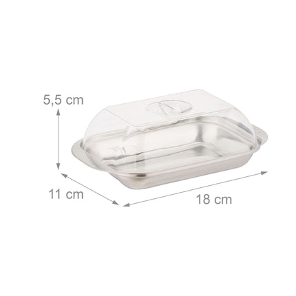 Butter dish with lid