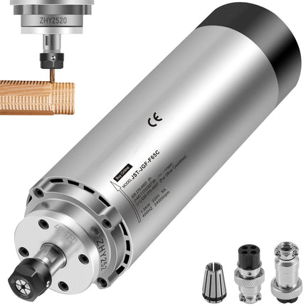 CNC Spindle Motor 1.5 kW 220V Air-Cooled, 65mm