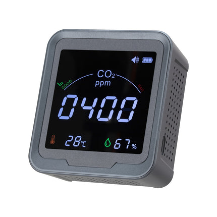 CO2 Monitor With NDIR Sensor, Temp Humidity, 400-5000ppm