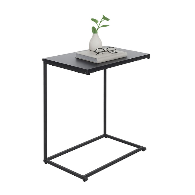 C-Shaped Side Table – Space-Saving, Industrial Design
