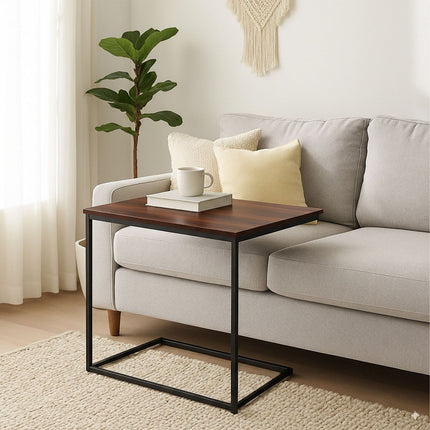 C-Shaped Side Table – Space-Saving, Versatile Design