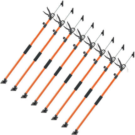 Cabinet Jack Support Poles, 8-Pack, 116–290 cm, 70 kg