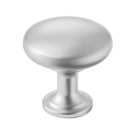 Cabinet Knobs 25 Pack, 28 mm Zinc Alloy, Nickel, Screws