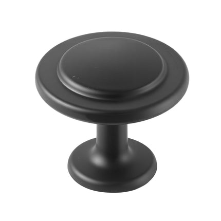 Cabinet Knobs, 30 Pack, 31 mm Black Zinc Alloy, Screws