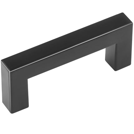 Cabinet Pulls, 30-Pack, 3-Inch 76mm Matte Black Stainless Steel