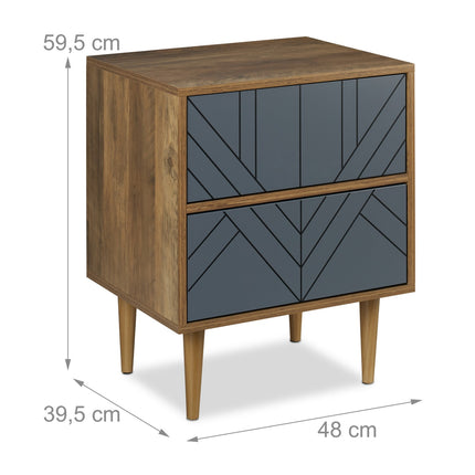 Cabinet with 2 drawers