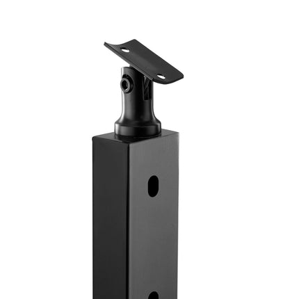 Cable Railing Post 42 Inch, 30 Angled, 12 Holes, Stainless Steel