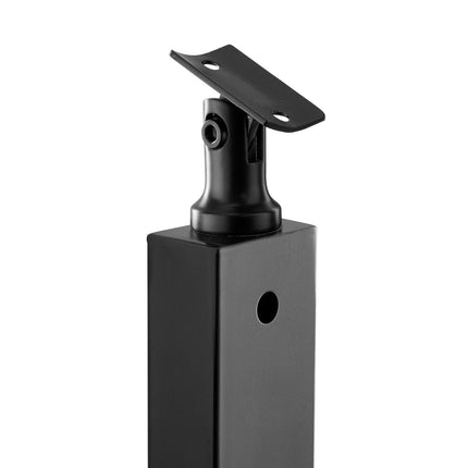 Cable Railing Posts, 4-Pack 36 In SUS304, Black