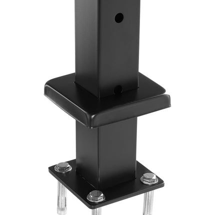 Cable Railing Posts 4-Pack, 42 in, SUS304, Black