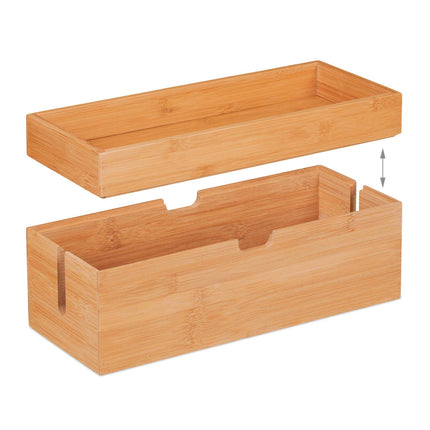 Cable box in bamboo
