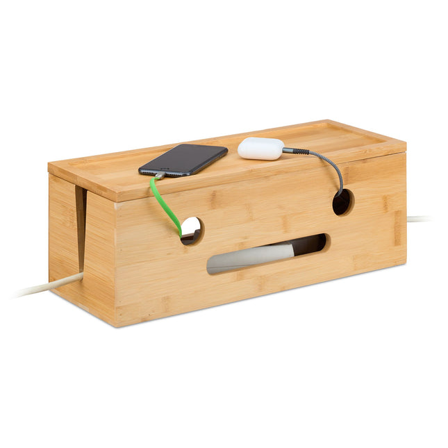 Cable box in bamboo