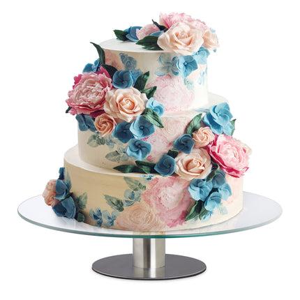 Cake plate with foot