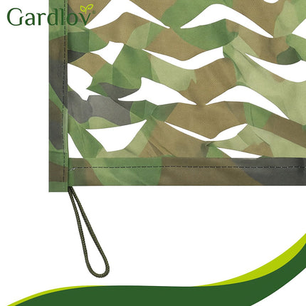 Camouflage Net 4x6m, Waterproof, 100 Cable Ties Included