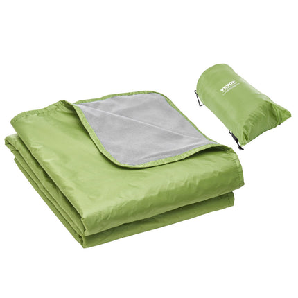 Camping Blanket, Wearable Waterproof 79 x 59 in, Green