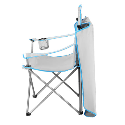 Camping Chair with Sunshade, Gray