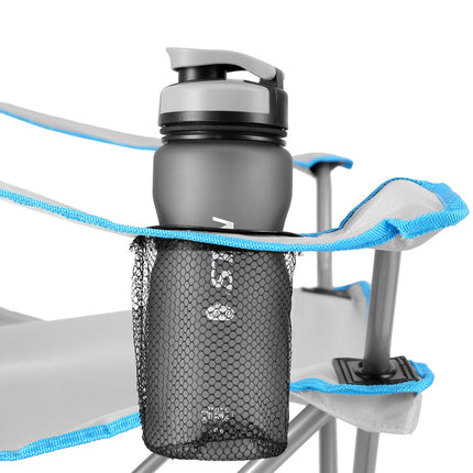 Camping Chair with Sunshade, Gray