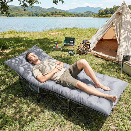 Camping Mat 8cm Thick, Non-Slip, Foldable, 200x80cm