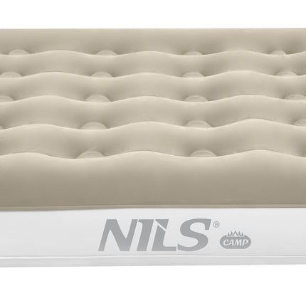 Camping Mattress, 191x137x22 cm, Beige