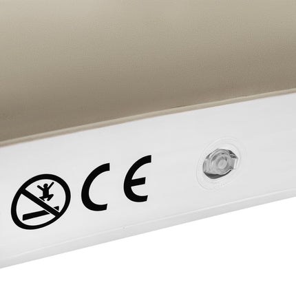 Camping Mattress 191x73x22 cm, Beige