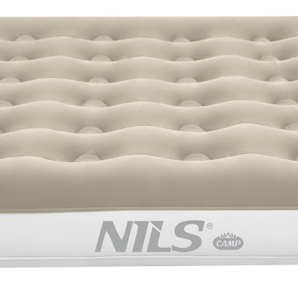 Camping Mattress, 203x152x22 cm, Beige