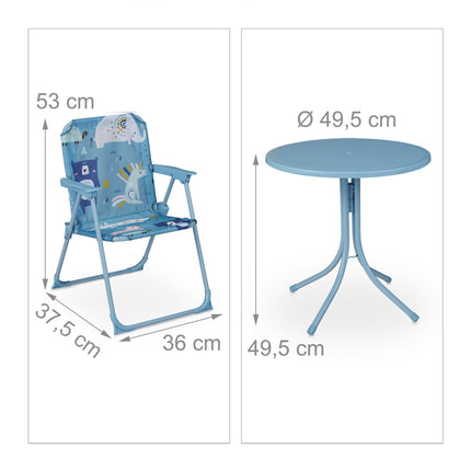 Camping Seating group for children with parasol
