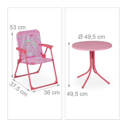 Camping Seating group for children with parasol