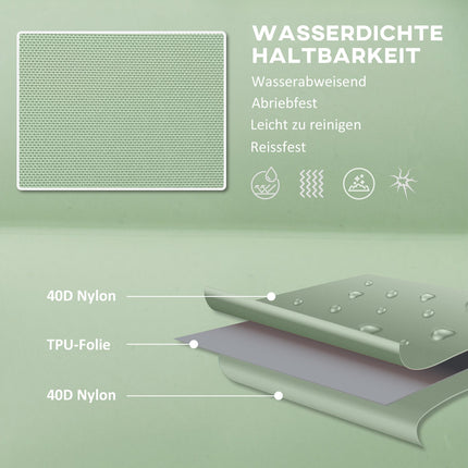 Self-inflating camping air mattress for 2 people, 150 kg capacity