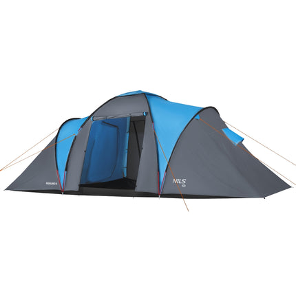 Camping Tent, 4-Person, Blue-Gray