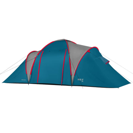 Camping Tent, Blue-Light Gray, 2-Person, Waterproof